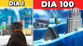 CHOP TENTANDO SOBREVIVER AO MAIOR TSUNAMI DO GTA 5!!!