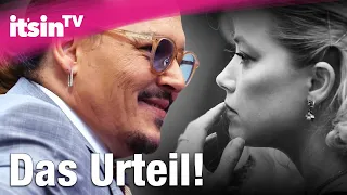 Johnny Depp vs. Amber Heard Prozess: Urteil steht fest! | It's in TV