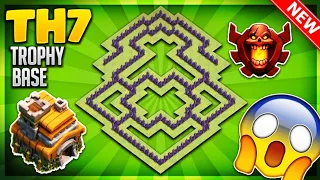 "UNSTOPPABLE" TOWN HALL 7 (TH7) TROPHY BASE DESIGN/DEFENSIVE 2018 - Clash Of Clans