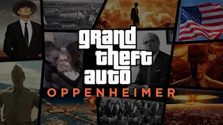 GTA 4 loading screen but with Oppenheimer movie cast