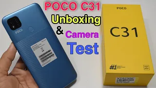 POCO C31 Unboxing And First Look | Helio G35, 5000mAh , Camera Test 🔥🔥