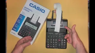 Casio HR100-rc Calculator 2019/ Total&Grand Total / Adapter / Paper