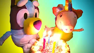 Peppa & Blueys Birthday Cake 🎂 Surprise!