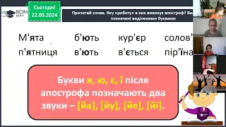 Відеоуроки 1 клас. Навчання грамоти (письмо)