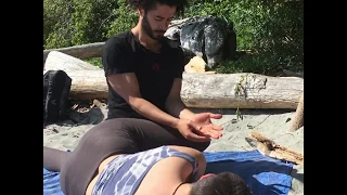 Zenthai Shiatsu beach demo 2018