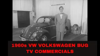 VINTAGE VW  VOLKSWAGEN  TV COMMERCIALS  VW BUG BEETLE  MICROBUS  KARMANN GIA XD13824