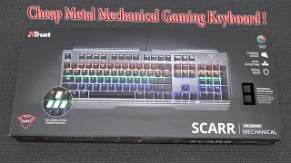 Trust Scarr Cheap Mechanical Metal Gaming Keyboard