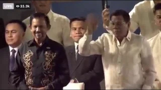 "THE DUTERTE STEP" Watch PRRD shows his dance step during the OPENING OF THE 30TH SEA GAMES 2019