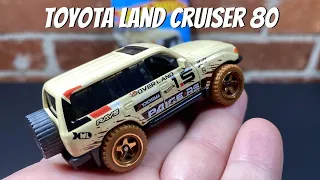 Toyota Land Cruiser 80 - Hot Wheels Mud Studs 1:64 Diecast Car