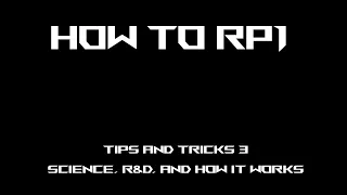 How To Rp1 Shorts - Science points and stuff