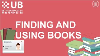 Using the library - Finding and using books