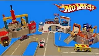 Hot Wheels Ultimate Ford Complex Playset Unboxing and Review Dealership Auto Assembly Car Wash