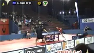 Table Tennis - Attack (MARTINEZ) Vs Defense (GIONIS) I !