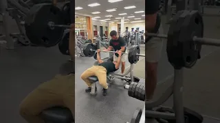 First time benching 3 plates (315 lbs)