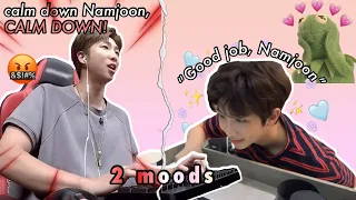 Namjoon talking to himself/calling himself ‘Namjoon’ is so endearing | "CALM DOWN NAMJOON!"