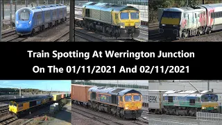 (4K) ECML Train Spotting At Werrington Junction Peterborough On The 01/11/2021 And 02/11/2021