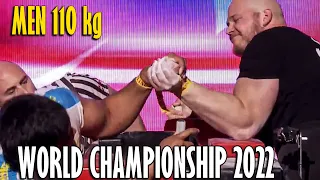 Men 110 kg LEFT - World Arm wrestling Championship 2022