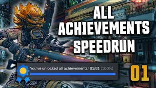 Borderlands 3 All Achievements Speedrun in 14:53:00 (Part 1)