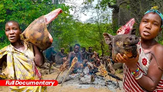 A Wild Kitchen Adventure: Hadzabe Hunting And Cooking Their Prey | Brace Yourself For The Unexpected