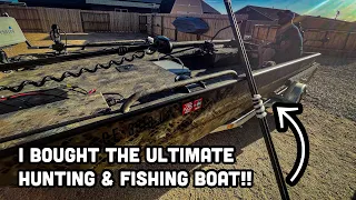 I Bought the Ultimate Hunting & Fishing Boat!!