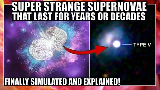 Unexplained Type V Supernovae That Last Decades Finally Make Sense