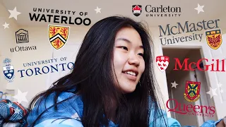 CANADIAN UNIVERSITY DECISION REACTIONS 2019 (UOFT, WATERLOO, MCGILL ETC.) | Allie C.