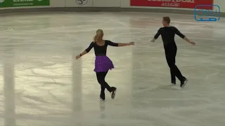 BROKERS / LANGLOIS. Oberstdorf 2018. Masters Pairs - Artistic. 1 place