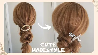 HOW TO BRAID HAIRSTYLES! Two Minutes Updo!  盤髮教學 No.15