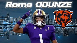 Rome Odunze Complete Highlights || Welcome to Chicago || Washington Huskies