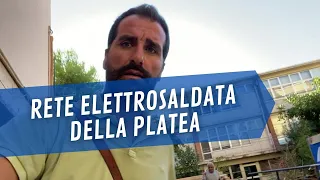 🥅 Posa della rete elettrosaldata della platea 🥅