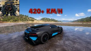 BUGATTI DIVO 1499HP| NEW +420 km/h Topspeed Record |FORZA HORIZON 5 | Logitech g29