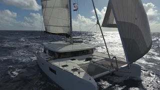 Lagoon 52S owner's version Greatcircle (2017) for sale - Overview video recent Atlantic crossing