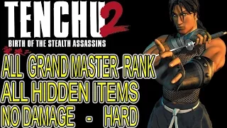 Tenchu 2 - TATSUMARU - Walkthrough 100% [1080p HD] All Grand Master Rank