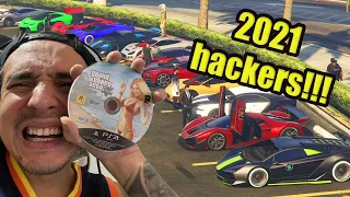 JOGANDO GTA 5 NO PS3 EM 2021 HACKER BUGOU MEU JOGO!!