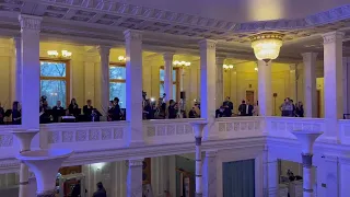 В кулуарах Верховної Ради перед новим роком зіграє «Щедрика» оркестр.