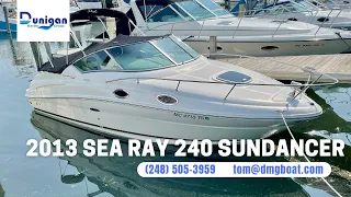 [NO LONGER AVAILABLE] 2013 Sea Ray 240 Sundancer Virtual Video Tour