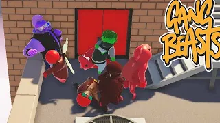 GANG BEASTS - That's One Big Dude [Waves] - Xbox One Gameplay