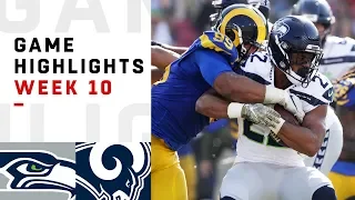 Seahawks vs. Rams Week 10 Highlights | NFL 2018