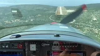 Cockpit View! Landung in Kroatien, Insel Brač, mit VL3 Ultraleichtflugzeug