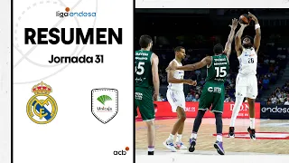 Real Madrid - Unicaja (102-90) RESUMEN | Liga Endesa 2022-23