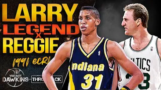 Larry Bird Puts On a Show vs Reggie Miller And The Pacers 🐐🔥 | 1991 ECR1 Game 5