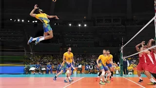 Top 10 Powerful Volleyball Spikes by Wallace de Souza | Attack in 3rd Meter | World League 2017