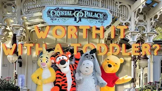 Crystal Palace Review- With a Toddler- Magic Kingdom Restaurant Review