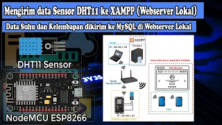 Mengirim Data Sensor DHT11 (Suhu dan Kelembapan) ke MYSQL / Webserver Lokal (XAMPP) Part 1