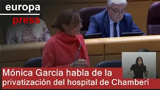 García asegura que se sintió molesta cuando conoció la privatización del hospital de Chamberí