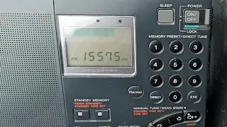 SONY ICF SW 7600g, KBS, SEOUL, 15575KHZ, 13.58utc