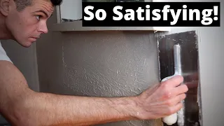 Drywall ASMR😉 (Satisfying Drywall Repair!)