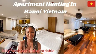 Apartment Hunting in Hanoi Vietnam  |  Fully Furnished Apartments |  Prices & Tour