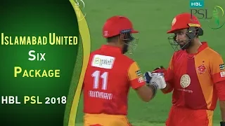 Islamabad United Sixes | Peshawar Zalmi Vs Islamabad United | Match 4 | HBL PSL 2018 | 24 Feb | PSL