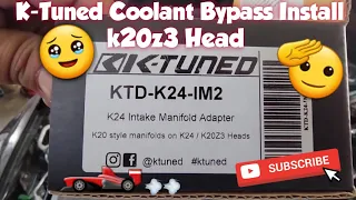 How to: Perform the Coolant Bypass k20z3 + Tap (No Leaks Gauranteed)